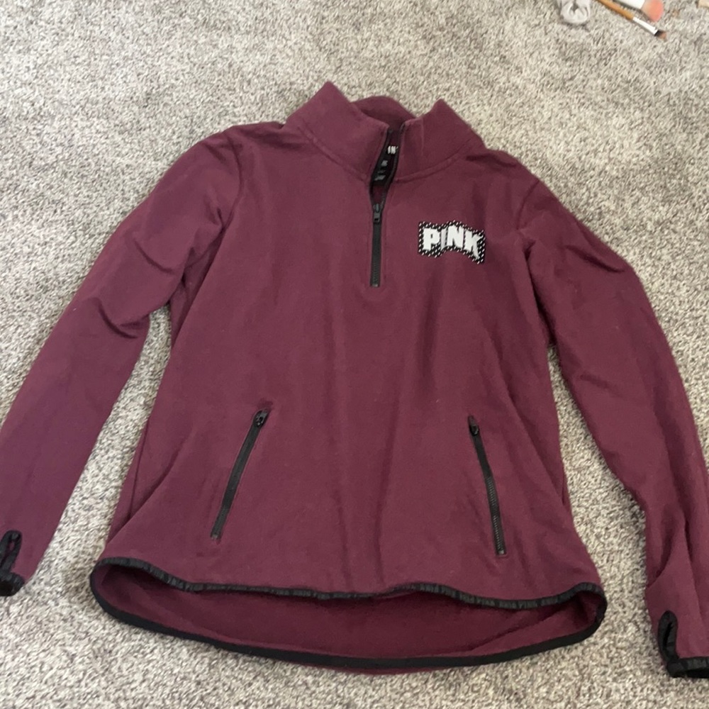 PINK half zip (L)